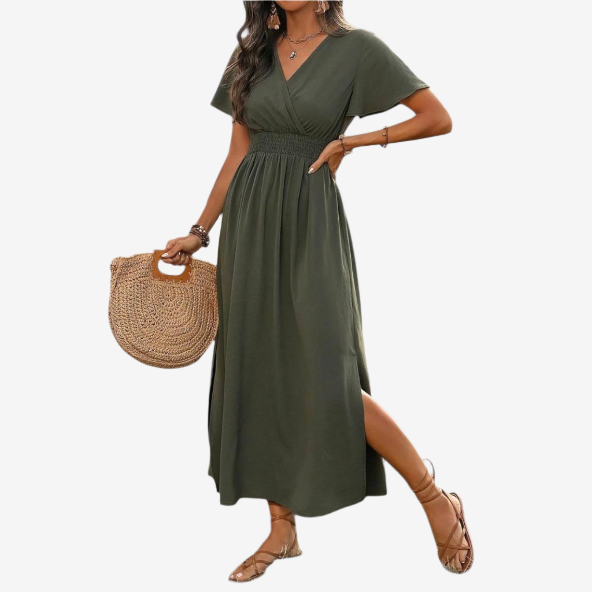 Sigrid™ Elegantní olivová