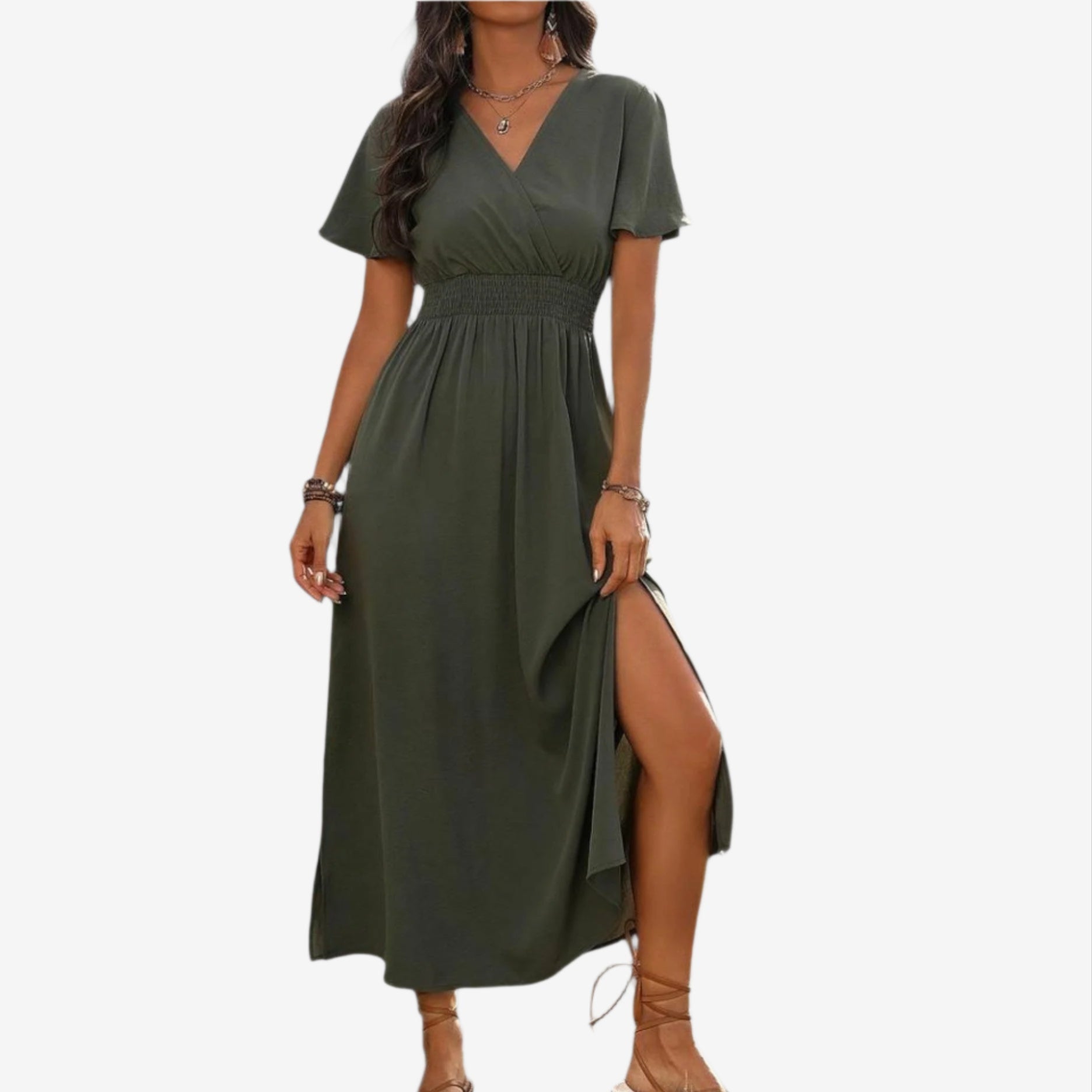 Sigrid™ Elegantní olivová