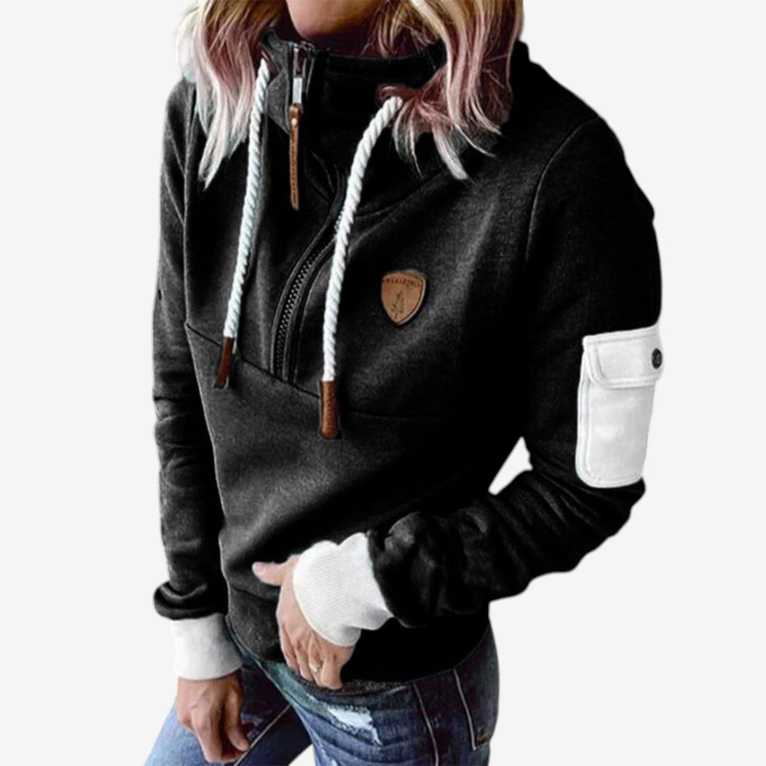 Severine™ Pohodlná mikina s kapucí