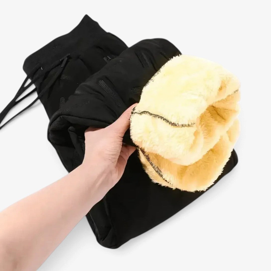Rosalind™ Flísem podšité prošívané jogger kalhoty