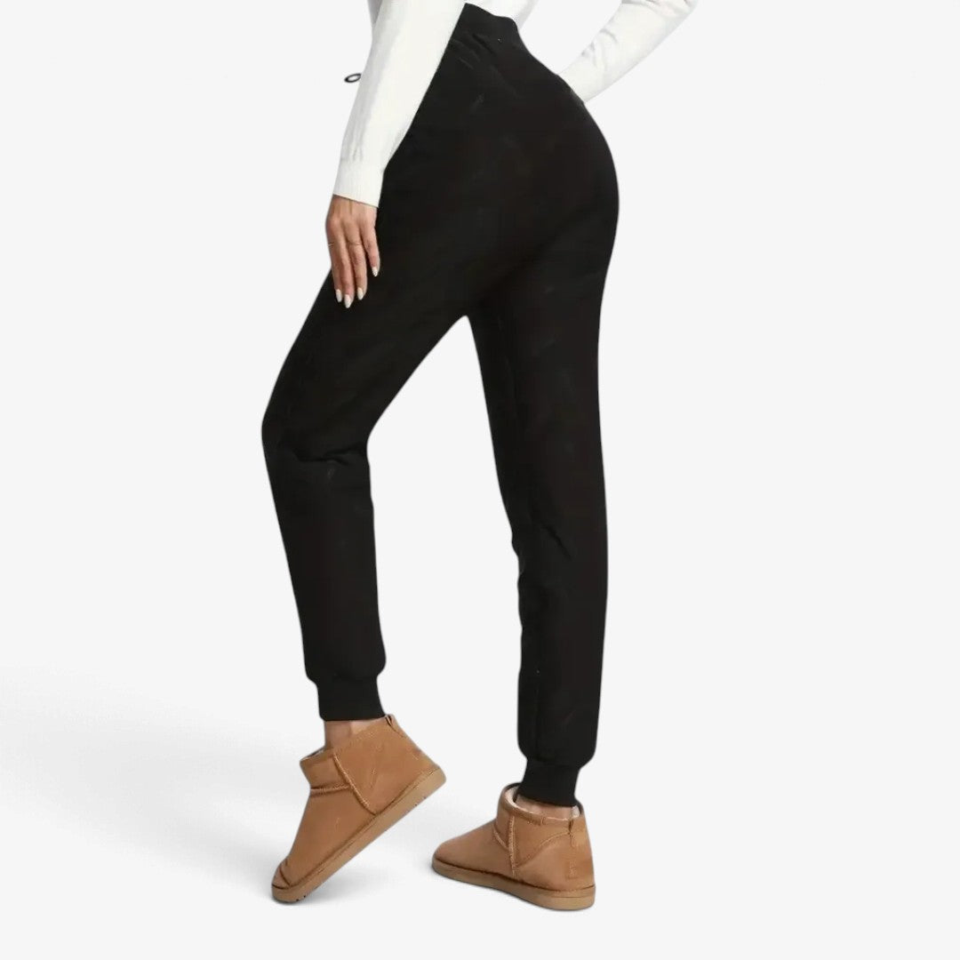 Rosalind™ Flísem podšité prošívané jogger kalhoty