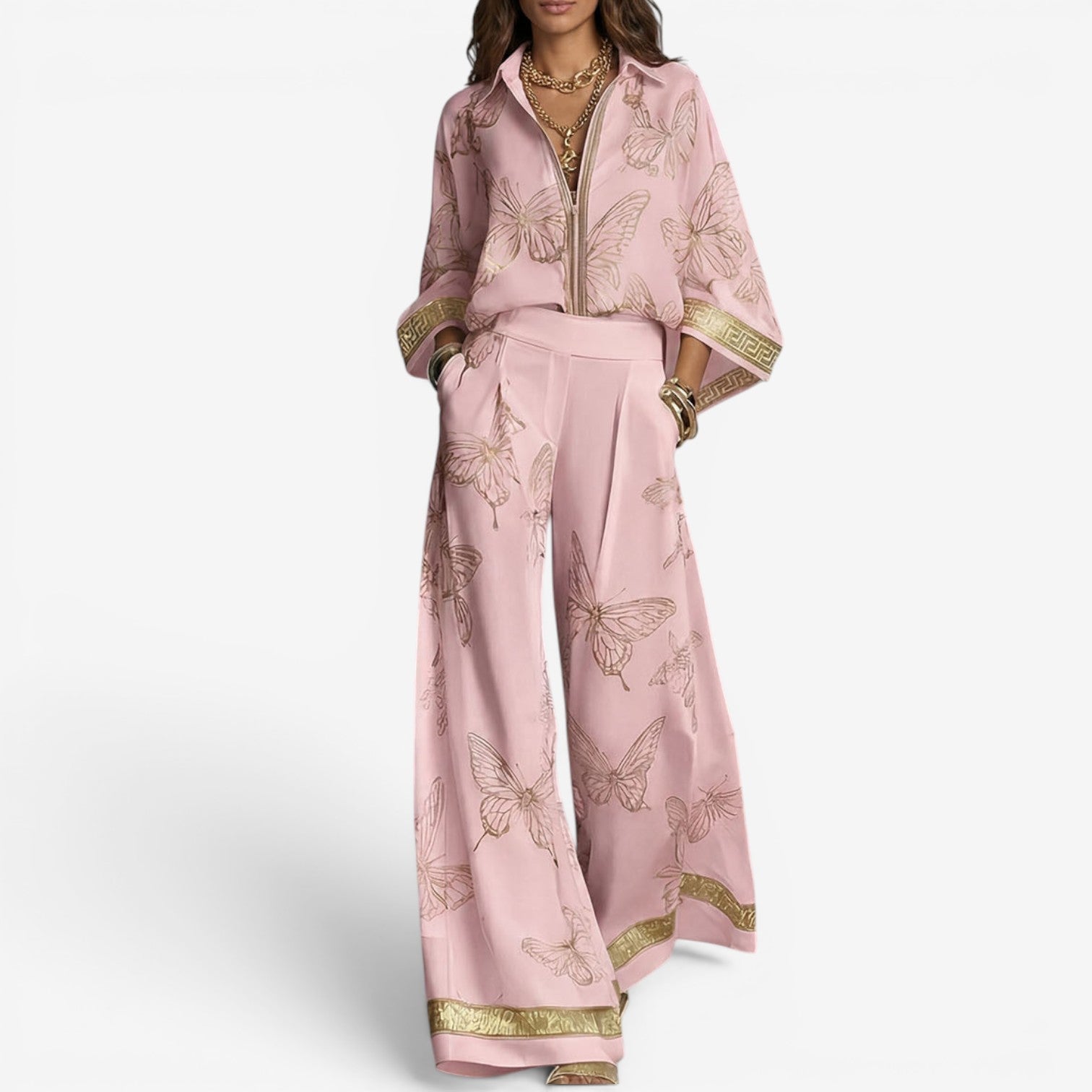 Frea™ Printed Trouser Set