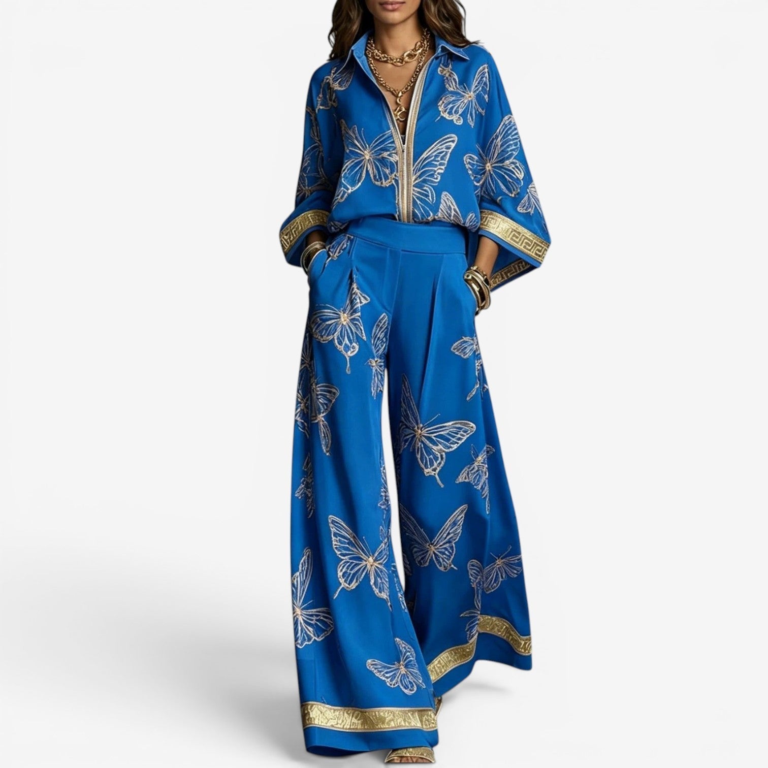 Frea™ Printed Trouser Set