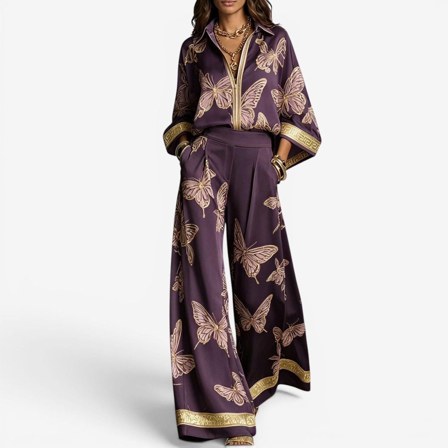 Frea™ Printed Trouser Set