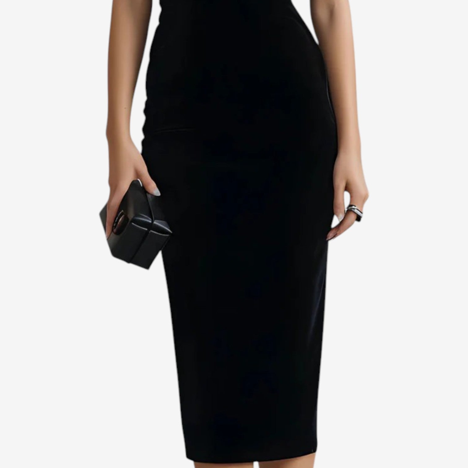 Crizelda™ Černé večerní šaty