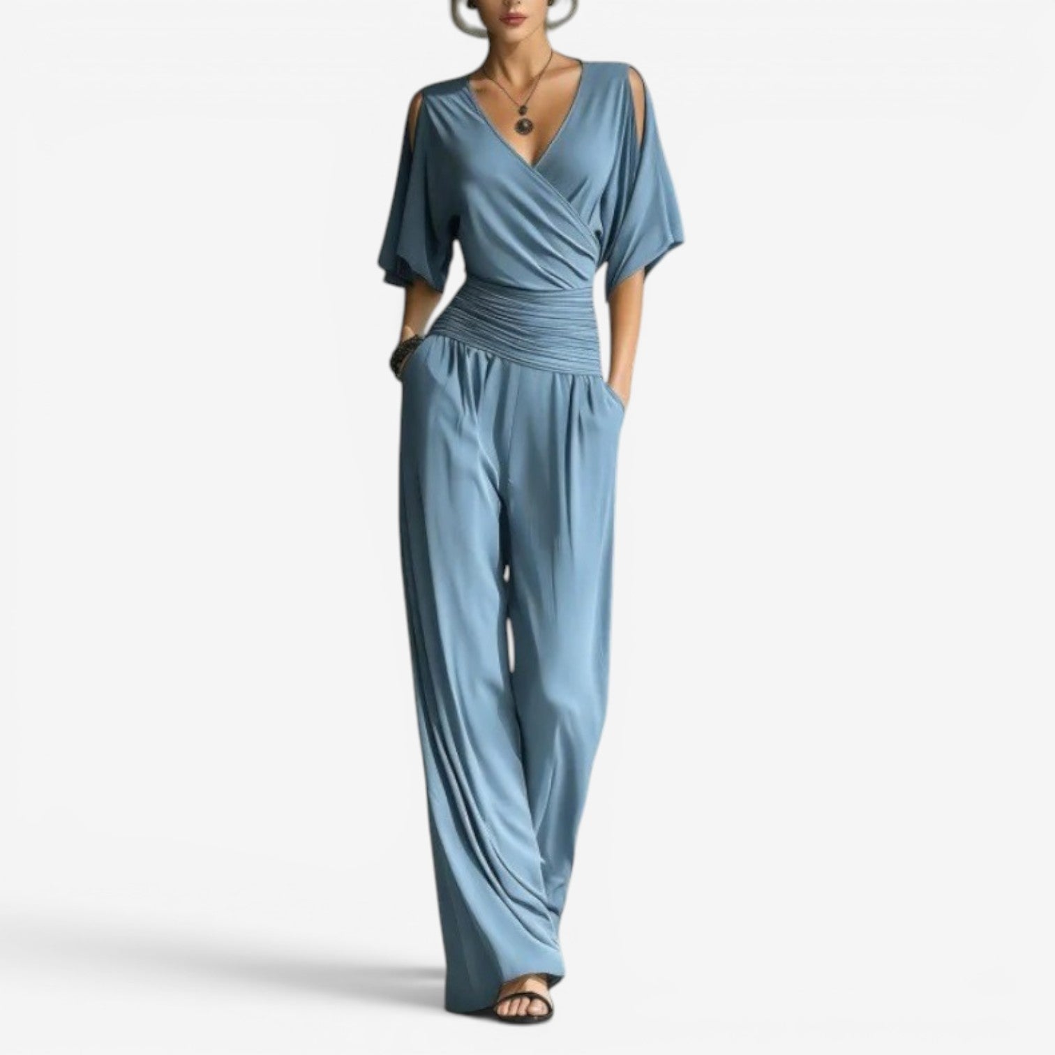 Cherryl™ Off-the-Shoulder Overall