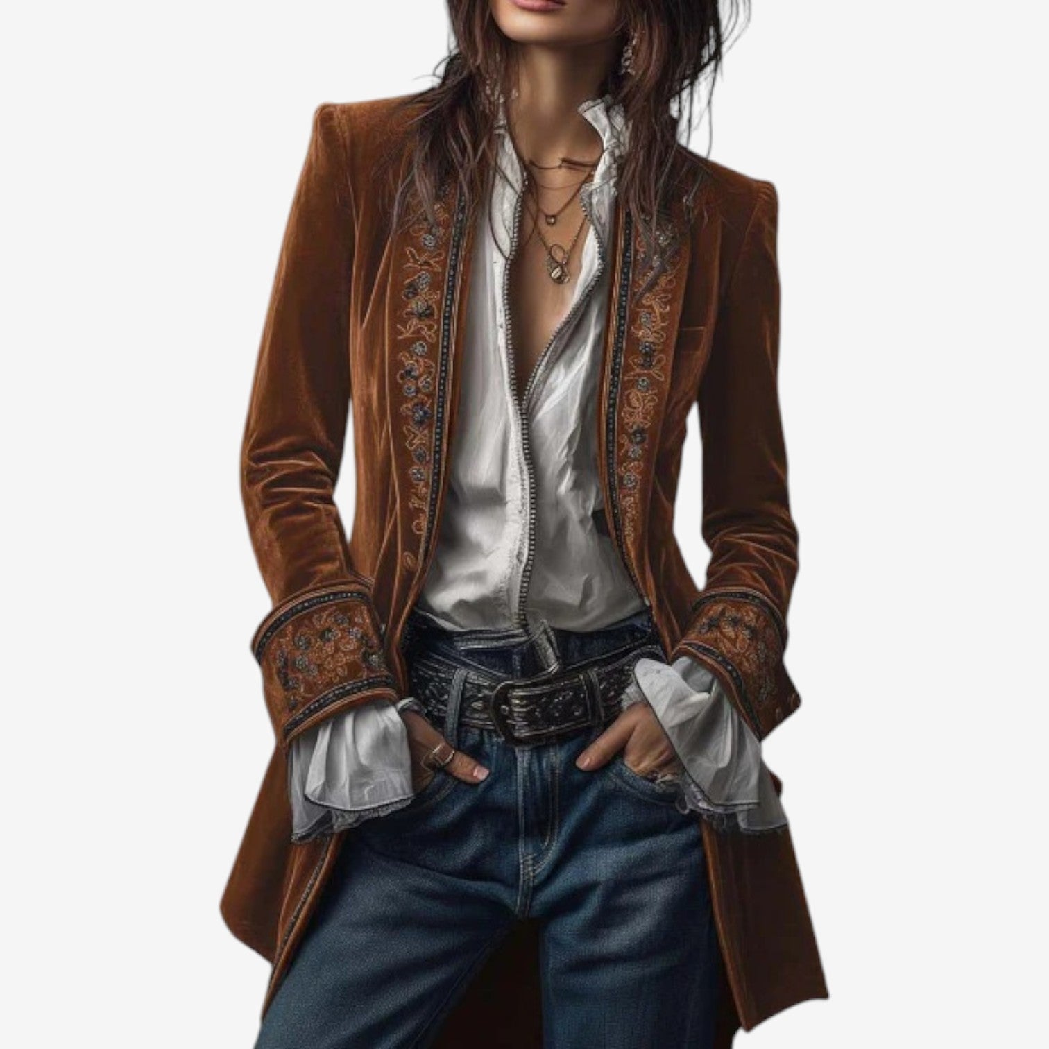 Ramousse™ Vyšívaný blejzr