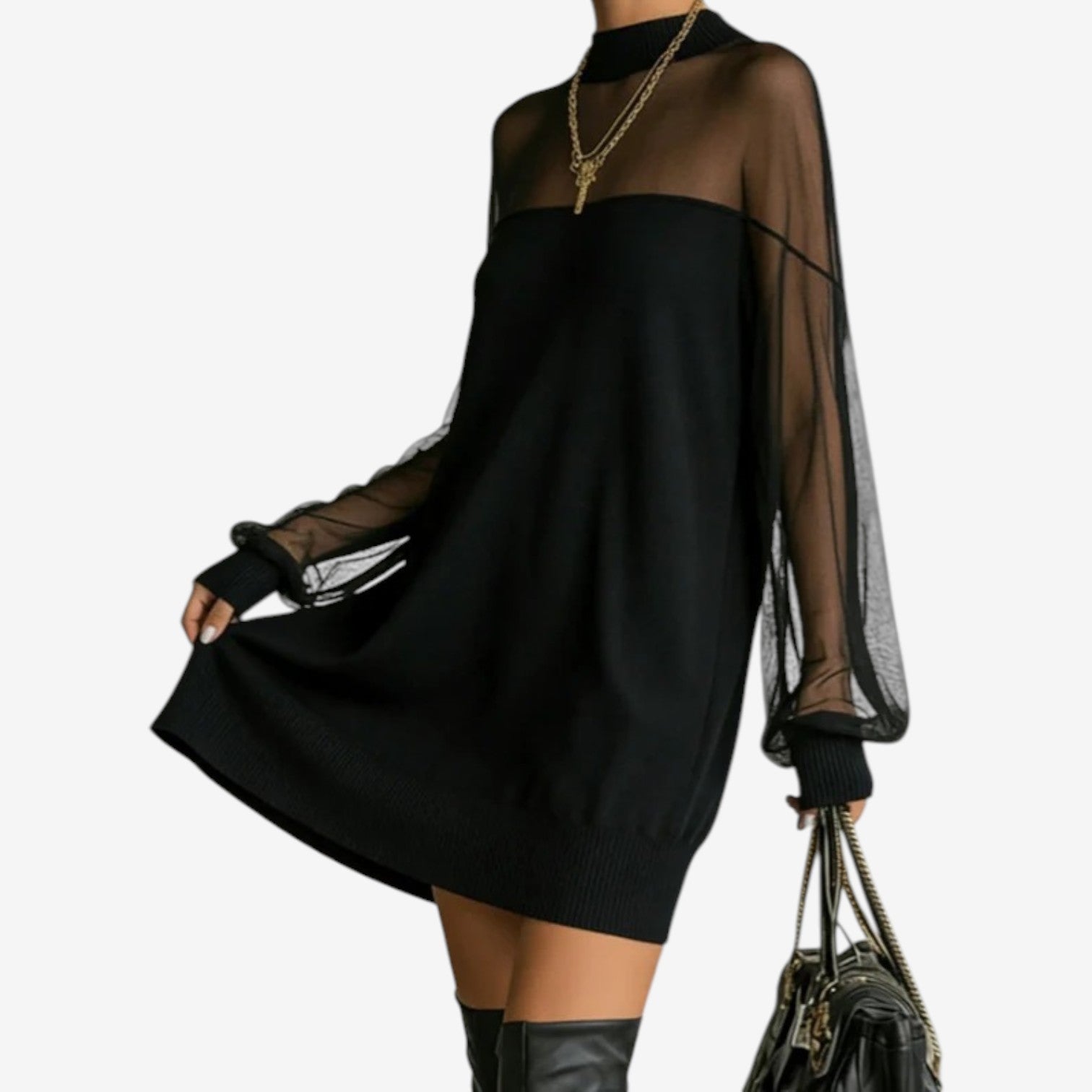 Antonella™ Krátké Průsvitné Šaty