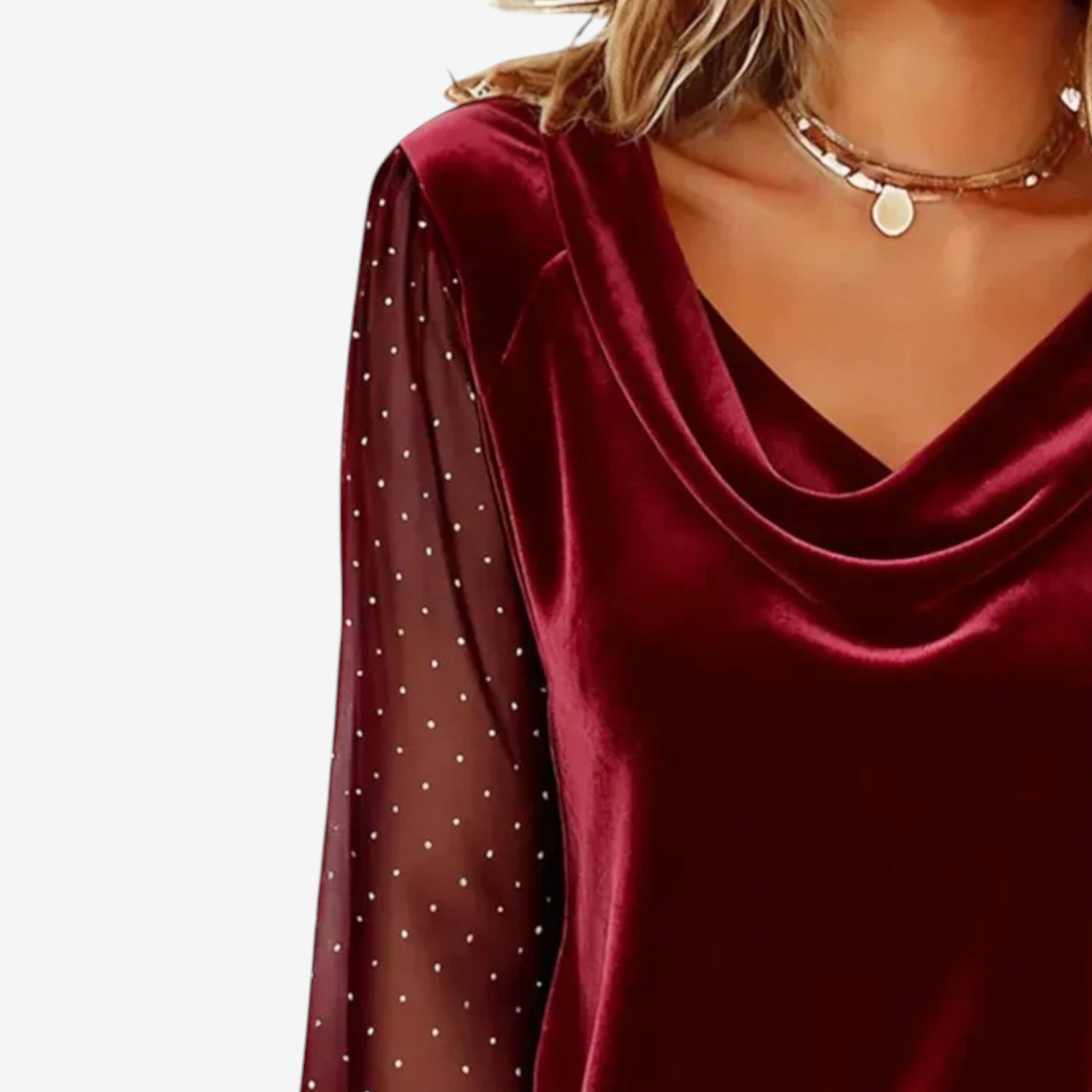 Floreani™ Elegantní splývavá halenka