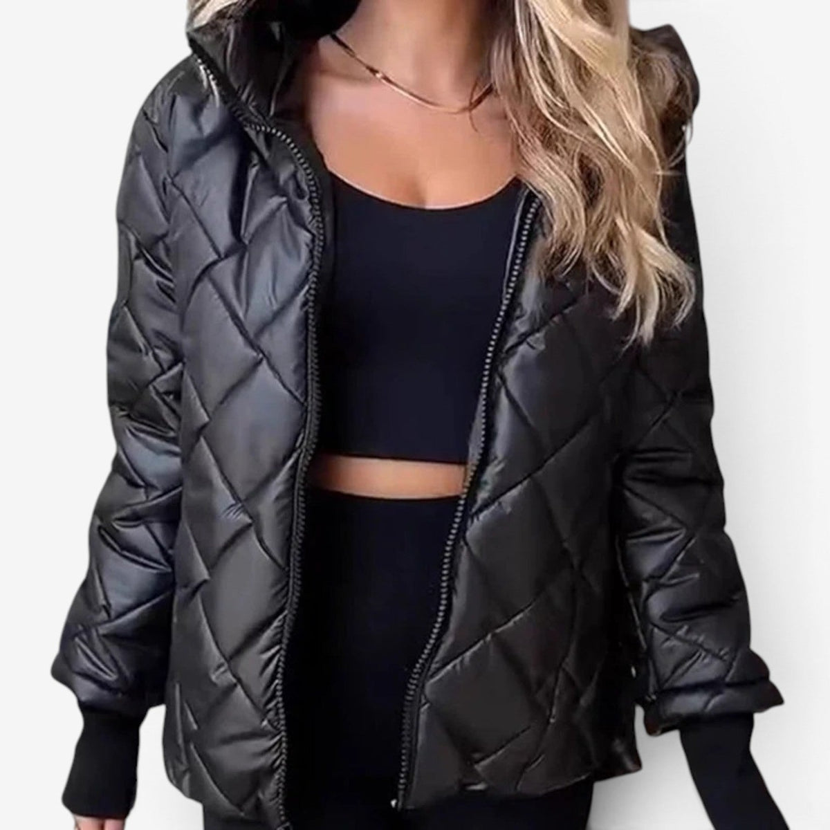 Odessa™ Prošívaná bunda s kapucí