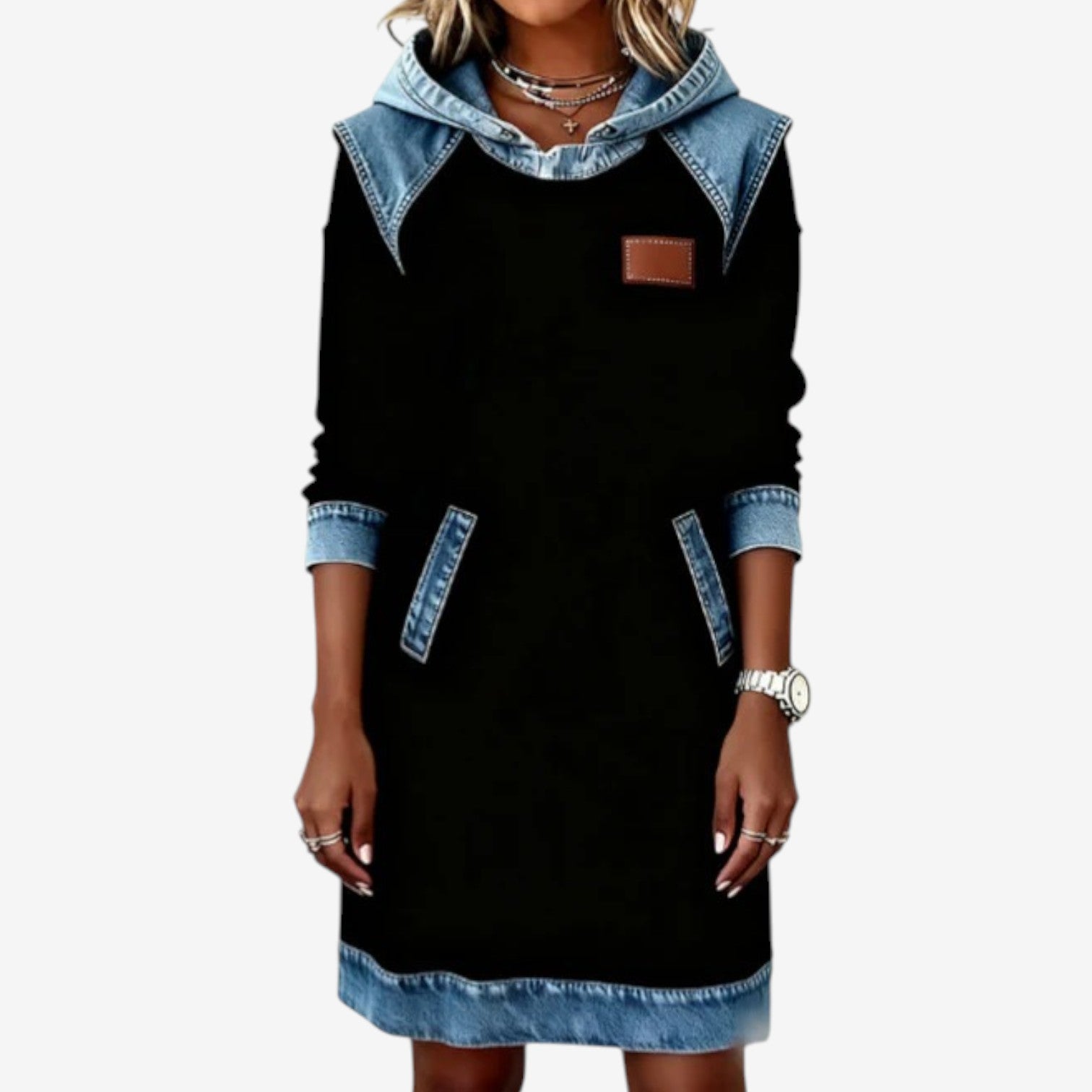 Margaux™ Mikinošaty s kapucí