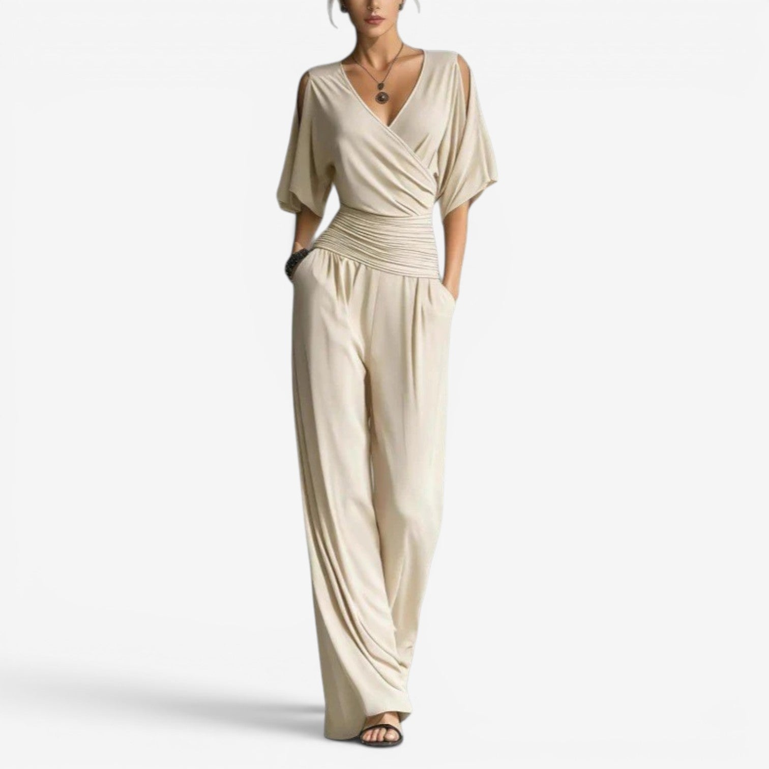 Cherryl™ Off-the-Shoulder Overall