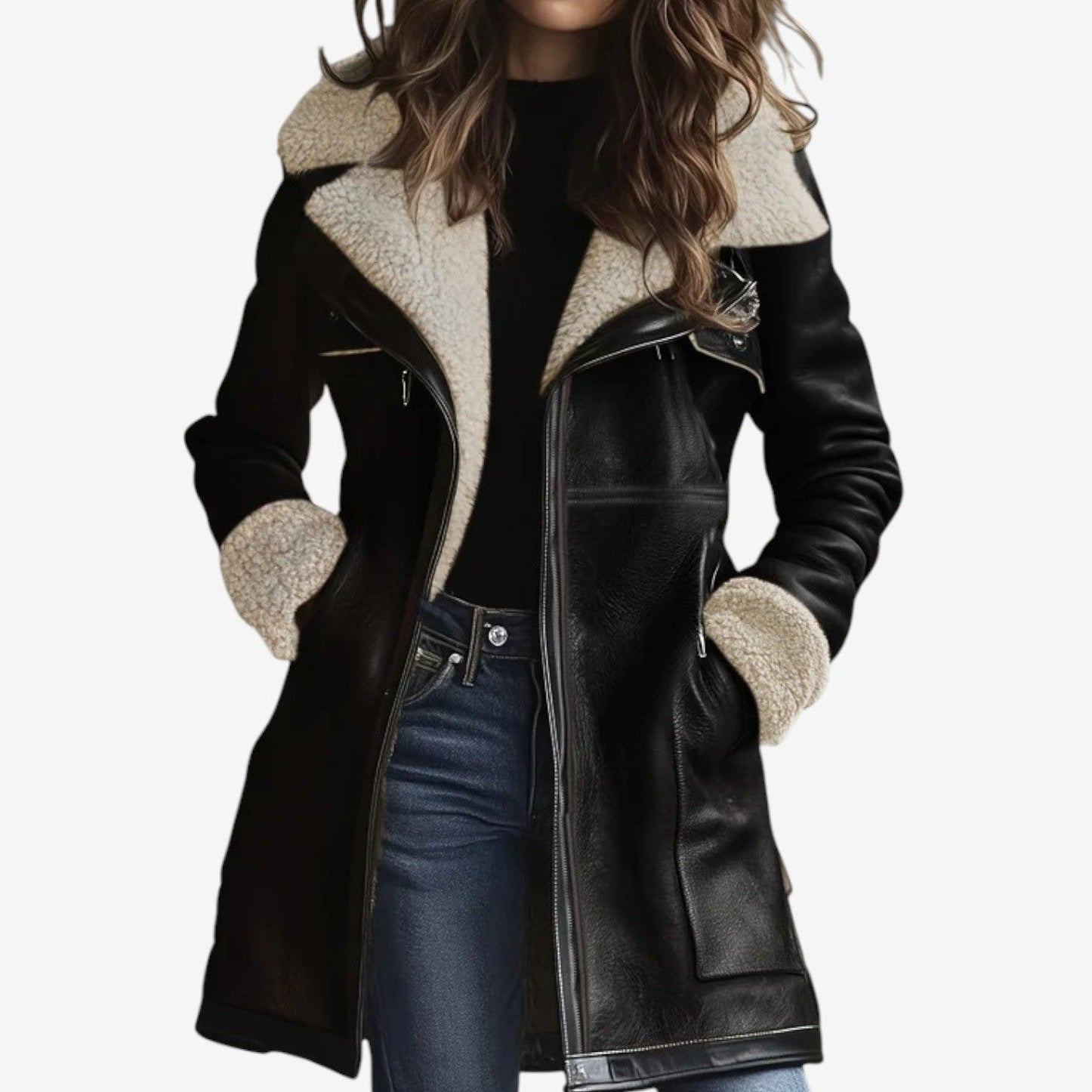 Zahra™ Podšitý kabát