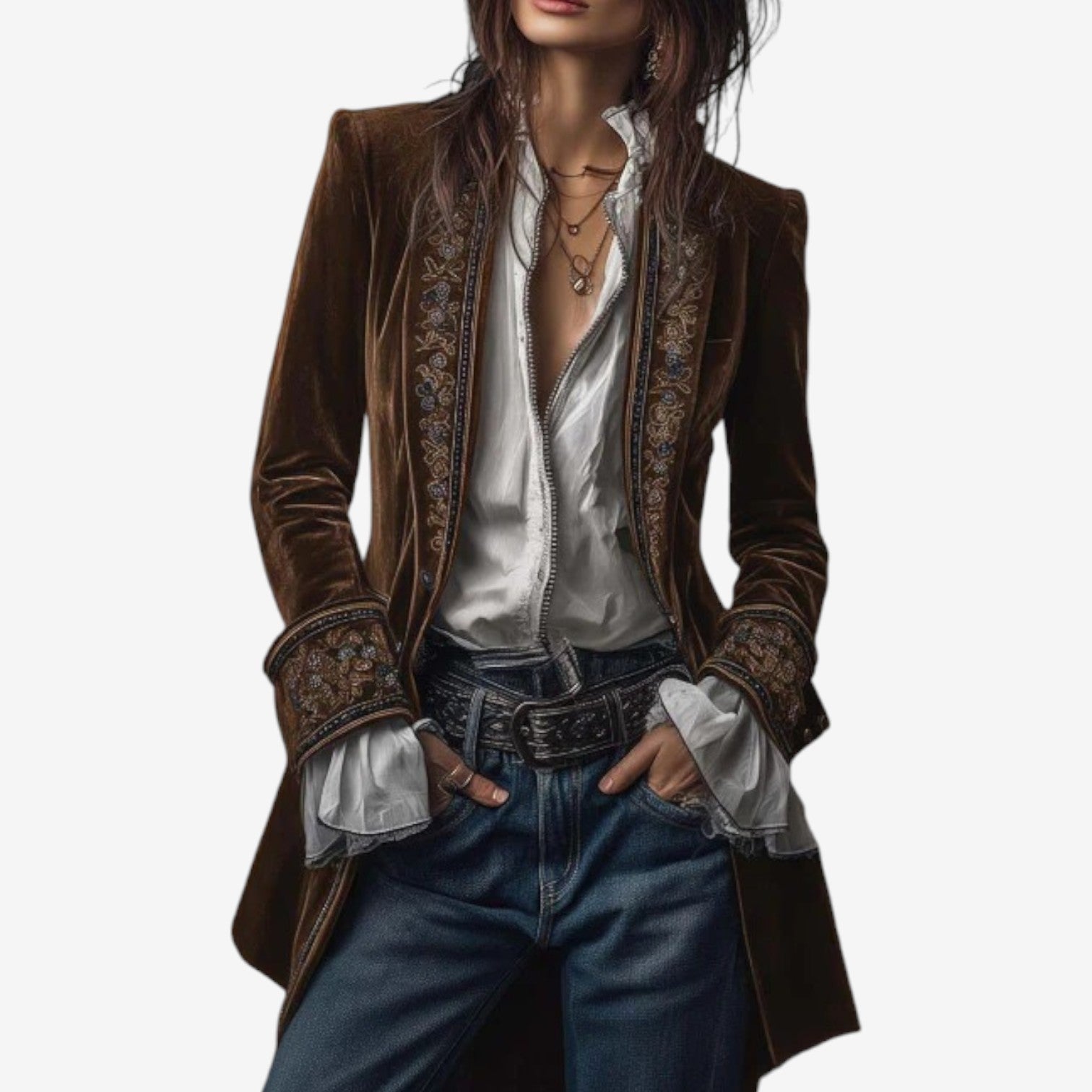 Ramousse™ Vyšívaný blejzr