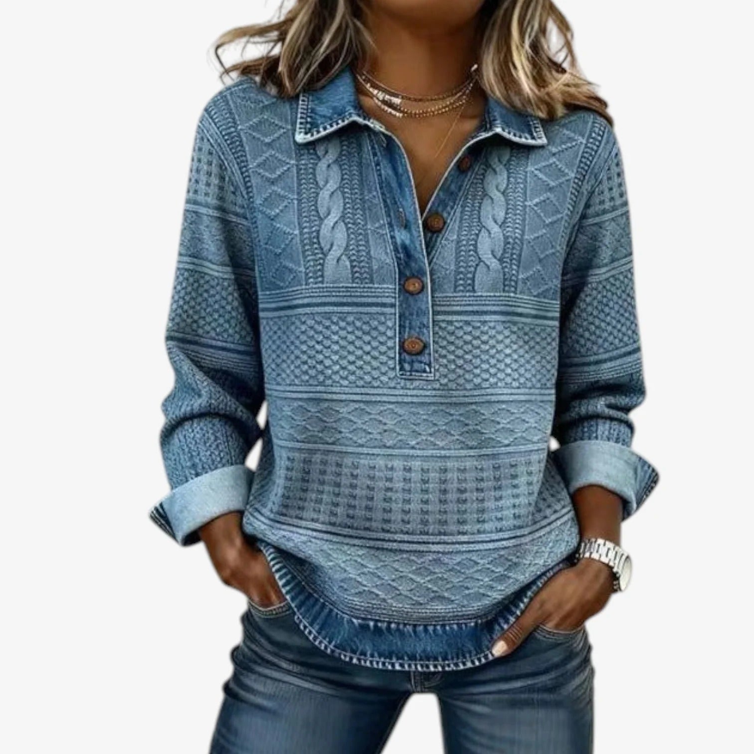 Mignola™ Ležérní pletený svetr