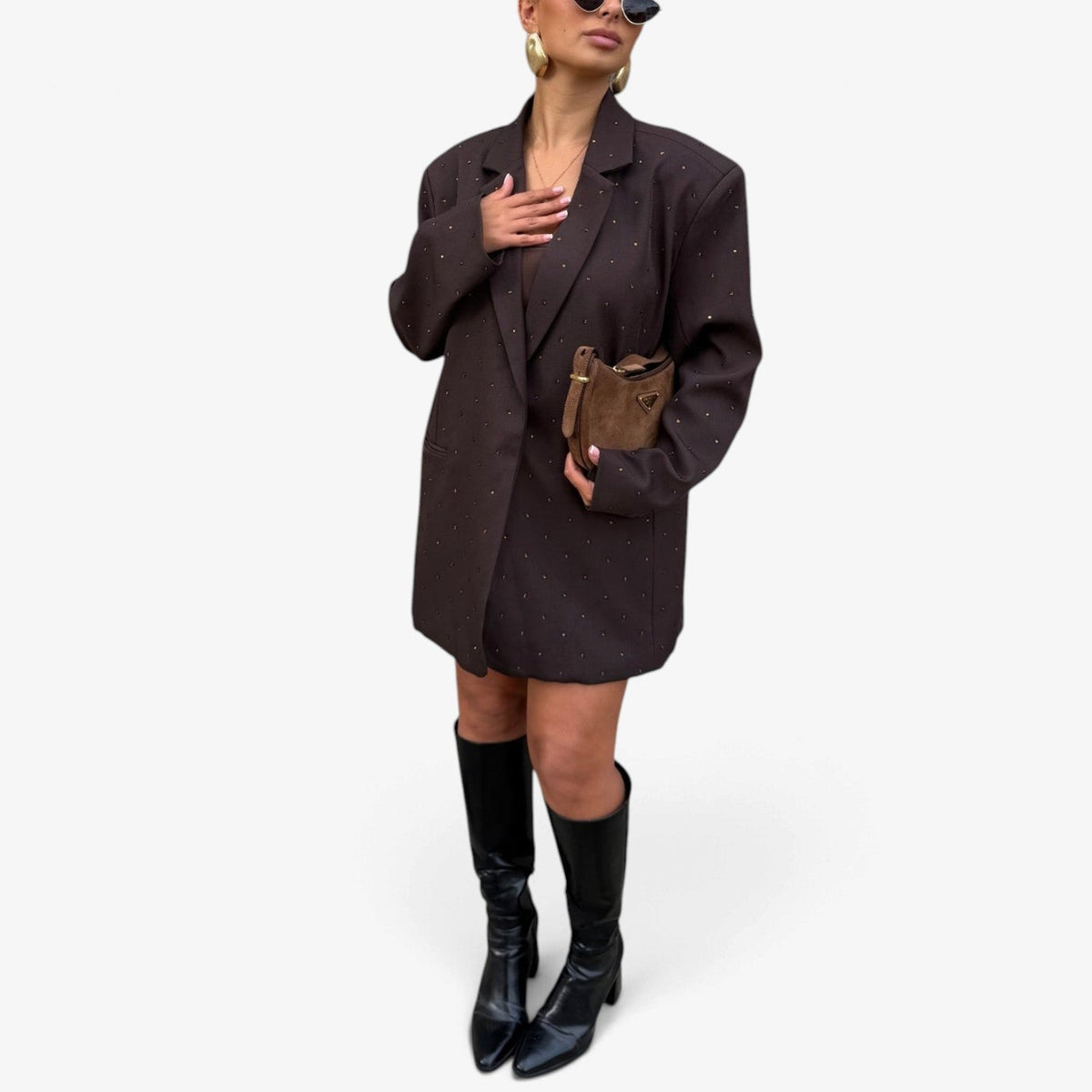Idalia™ Oversized sáčko se vzorem