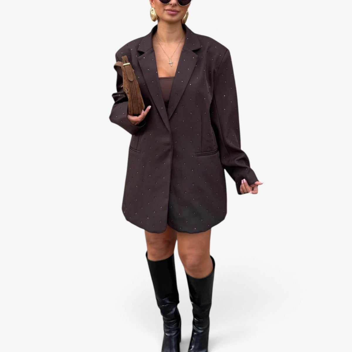 Idalia™ Oversized sáčko se vzorem