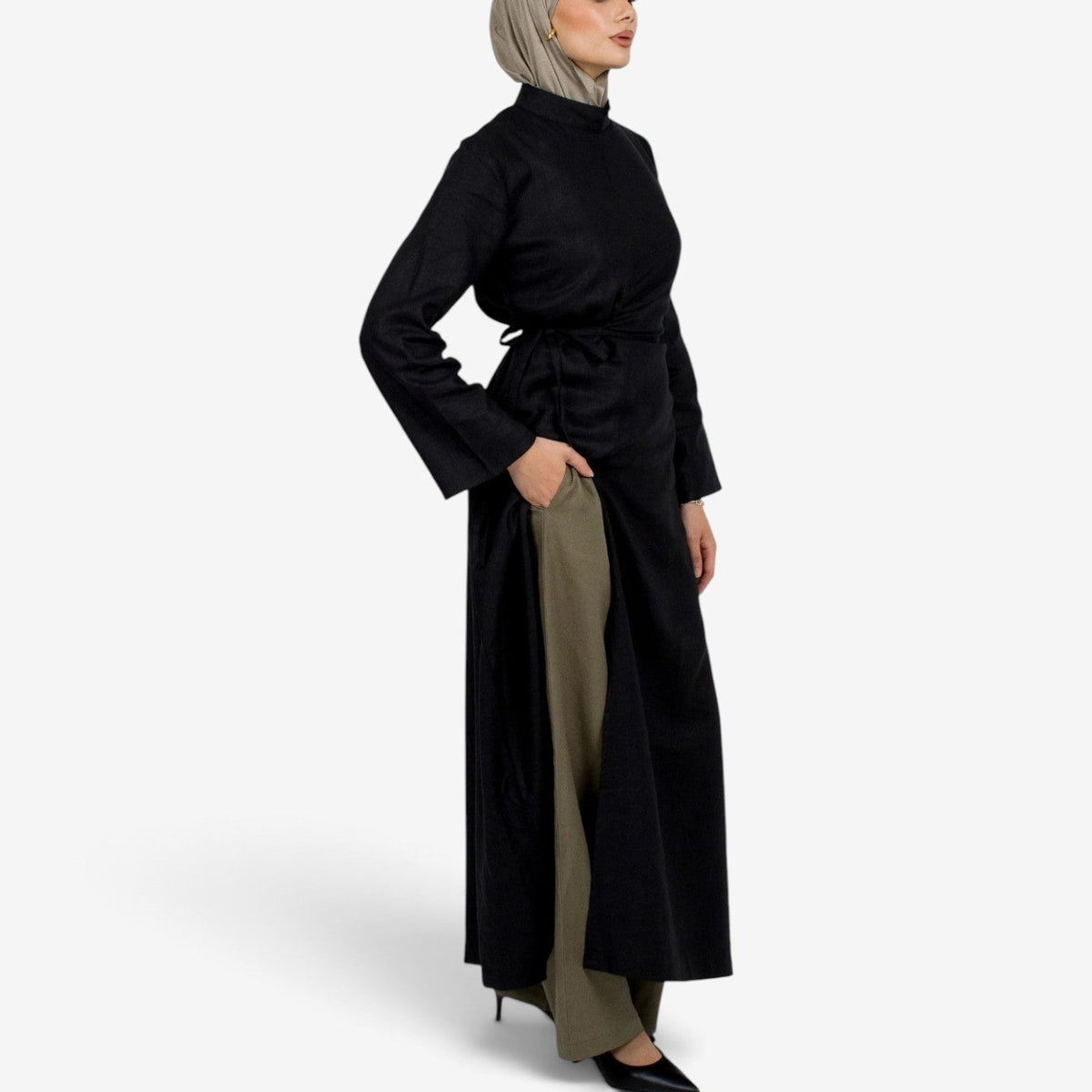 Yasmine™ Tunikový set se závinovým předním dílem