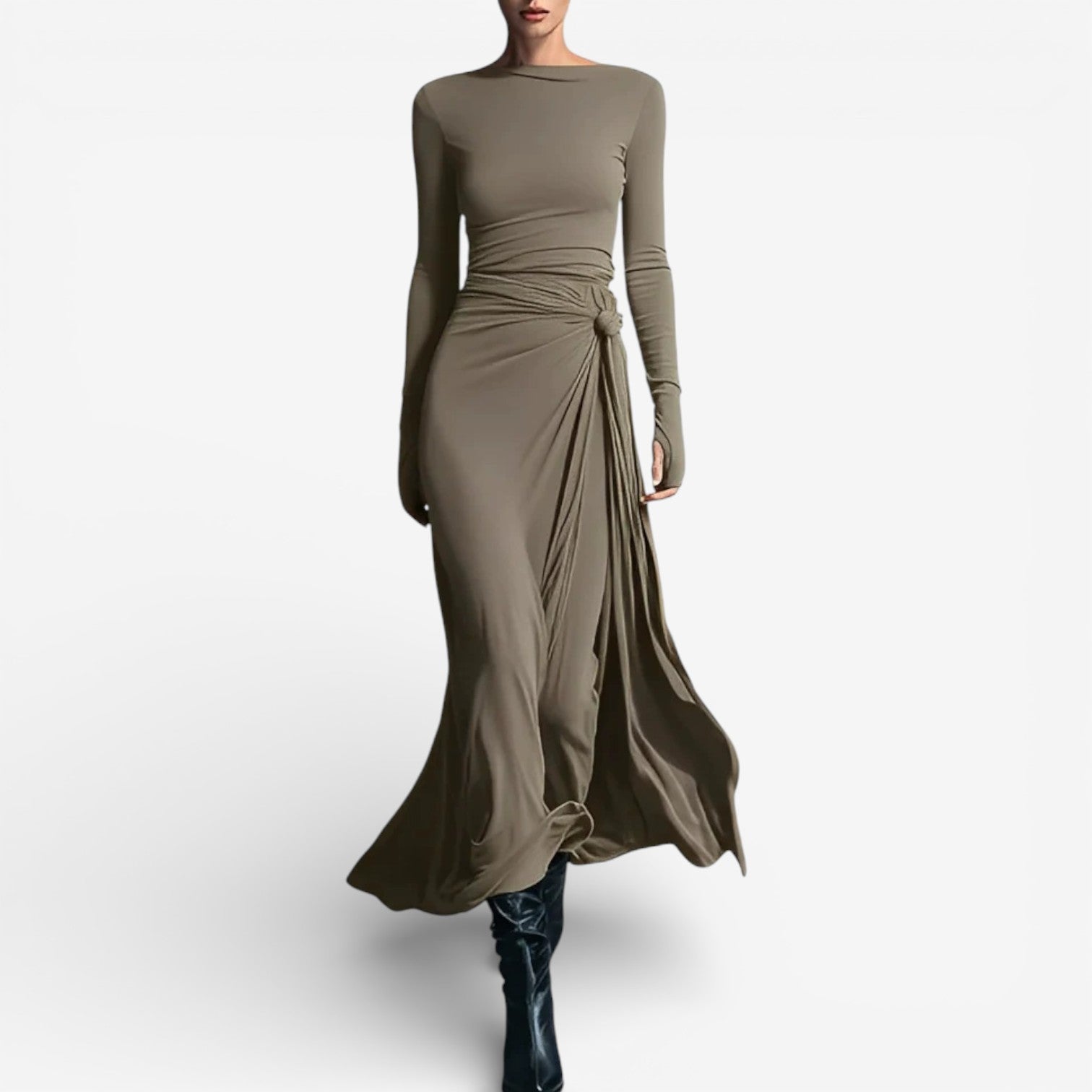 Carmela™ Dlouhé splývavé šaty