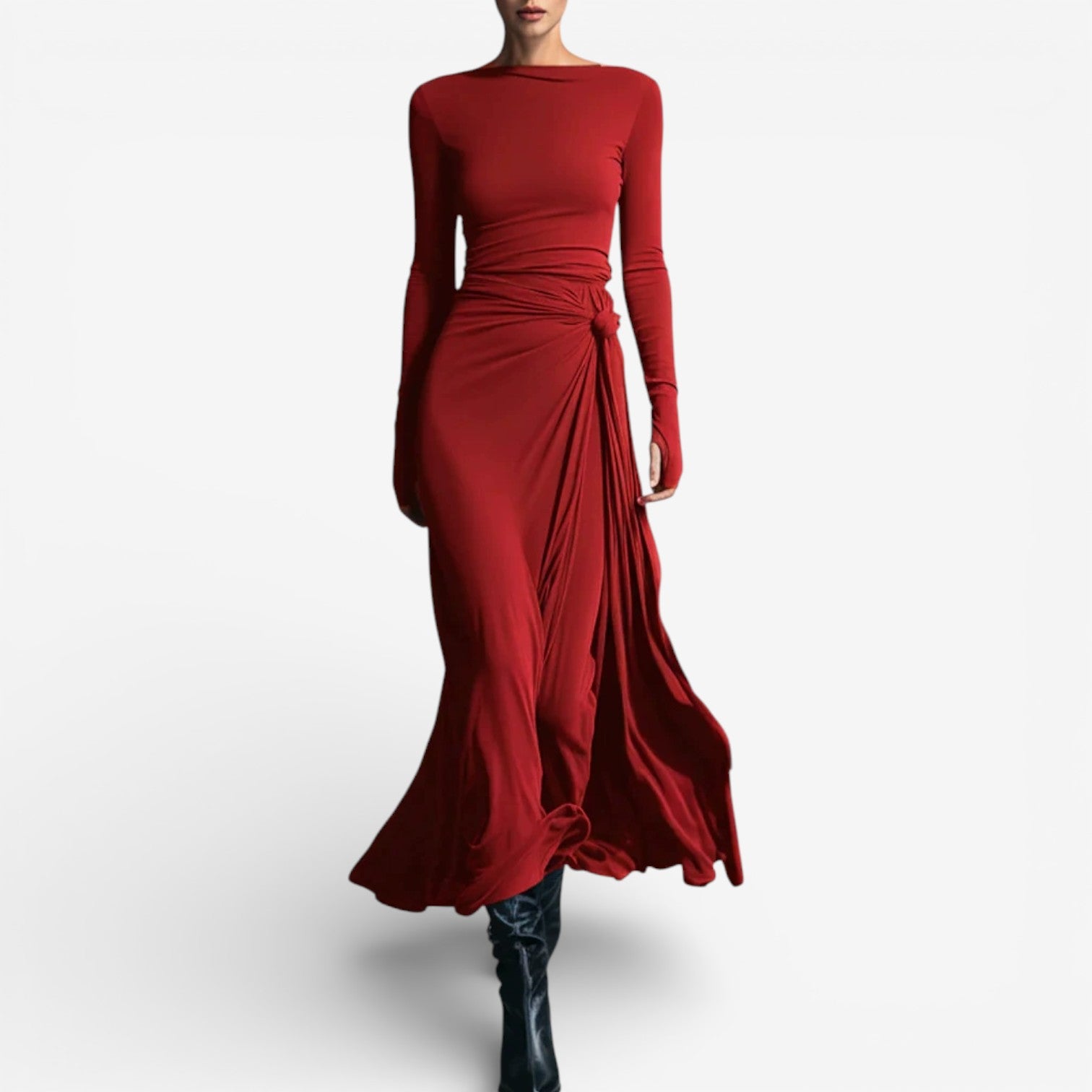 Carmela™ Dlouhé splývavé šaty