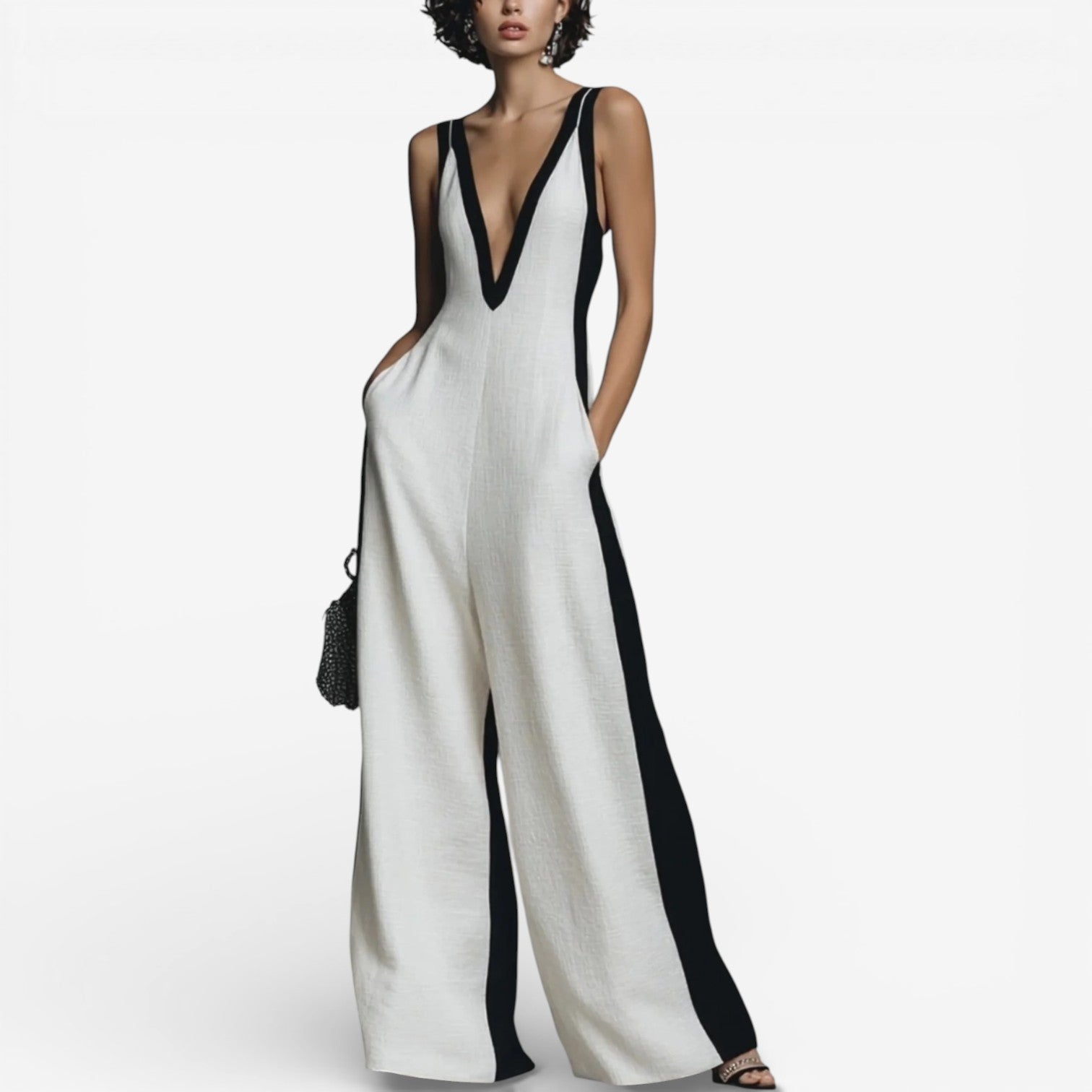 Maybelle™ Dvoubarevný elegantní overal