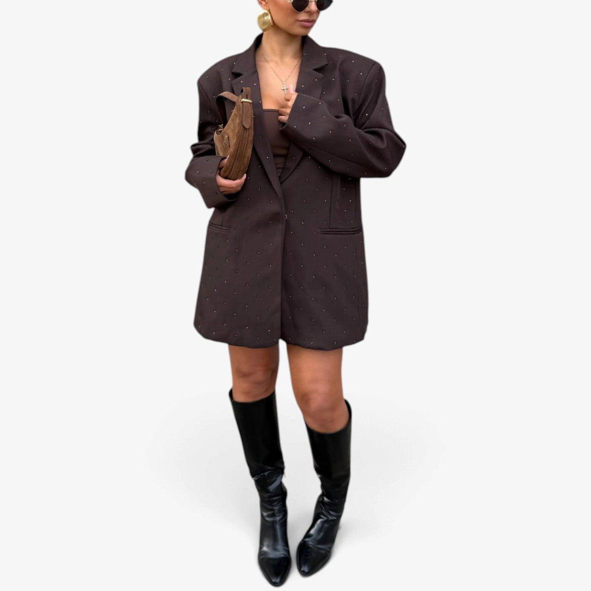 Idalia™ Oversized sáčko se vzorem