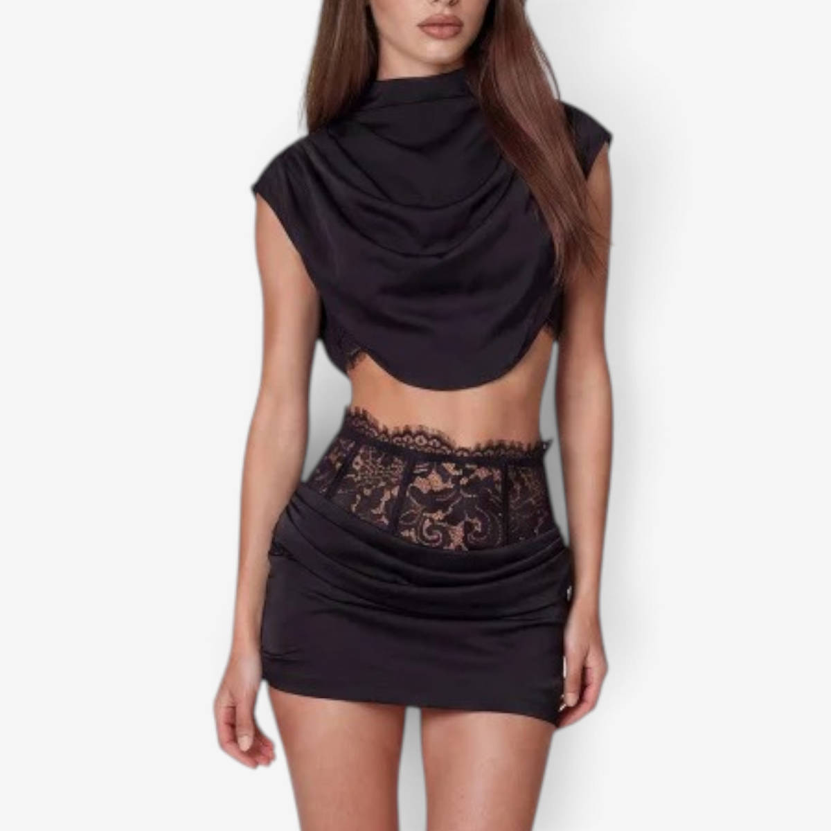 Sandeep™ Sukně a crop top set