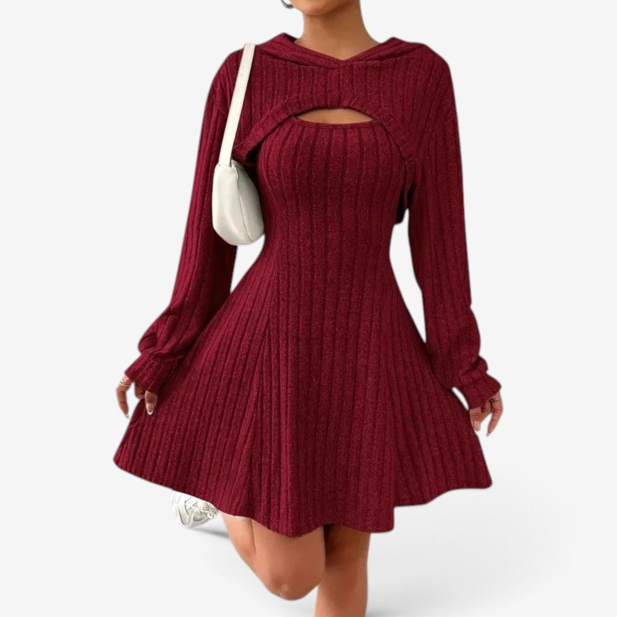 Mayumi™ Pletené mini šaty set