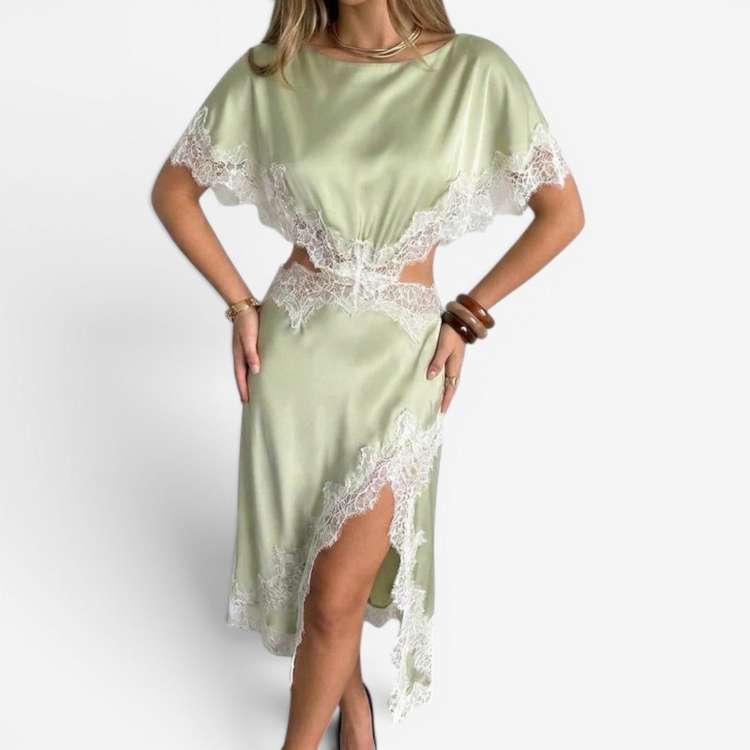 Auriana™ Elegantní midi šaty