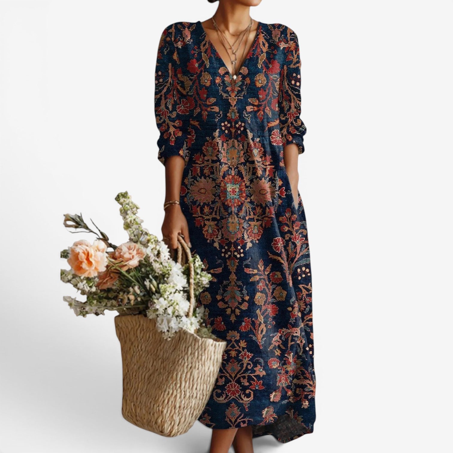 Aviella™ Dlouhé šaty v boho stylu