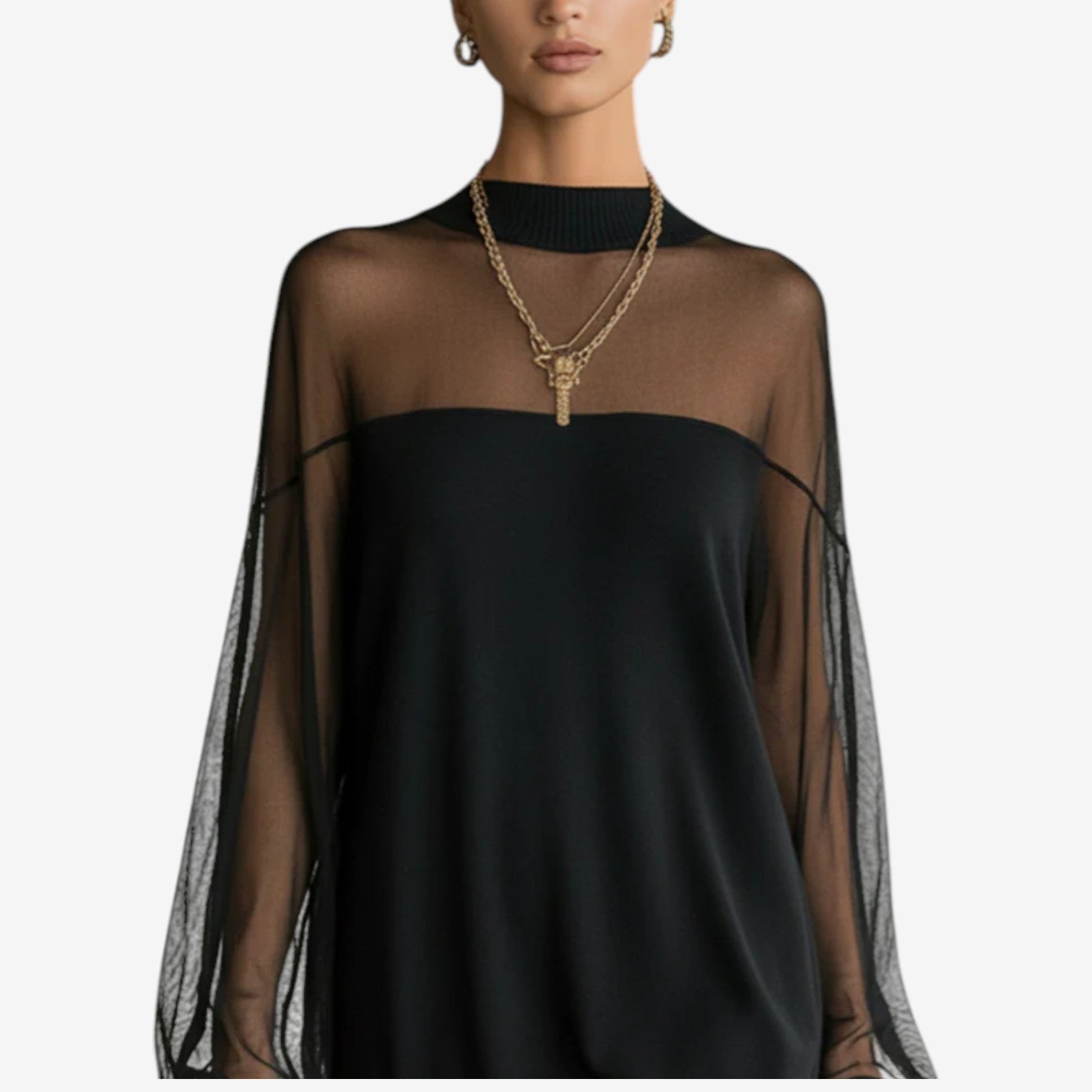 Antonella™ Krátké Průsvitné Šaty