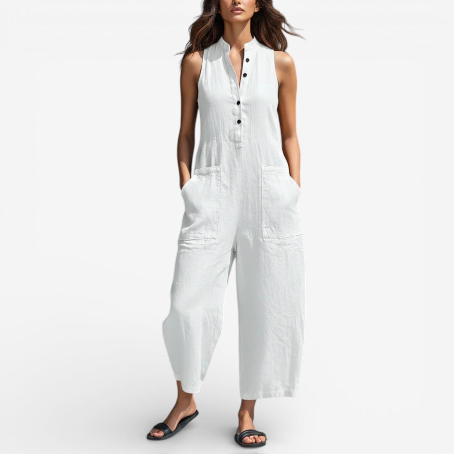 Adoracion™ Lněný volný overal