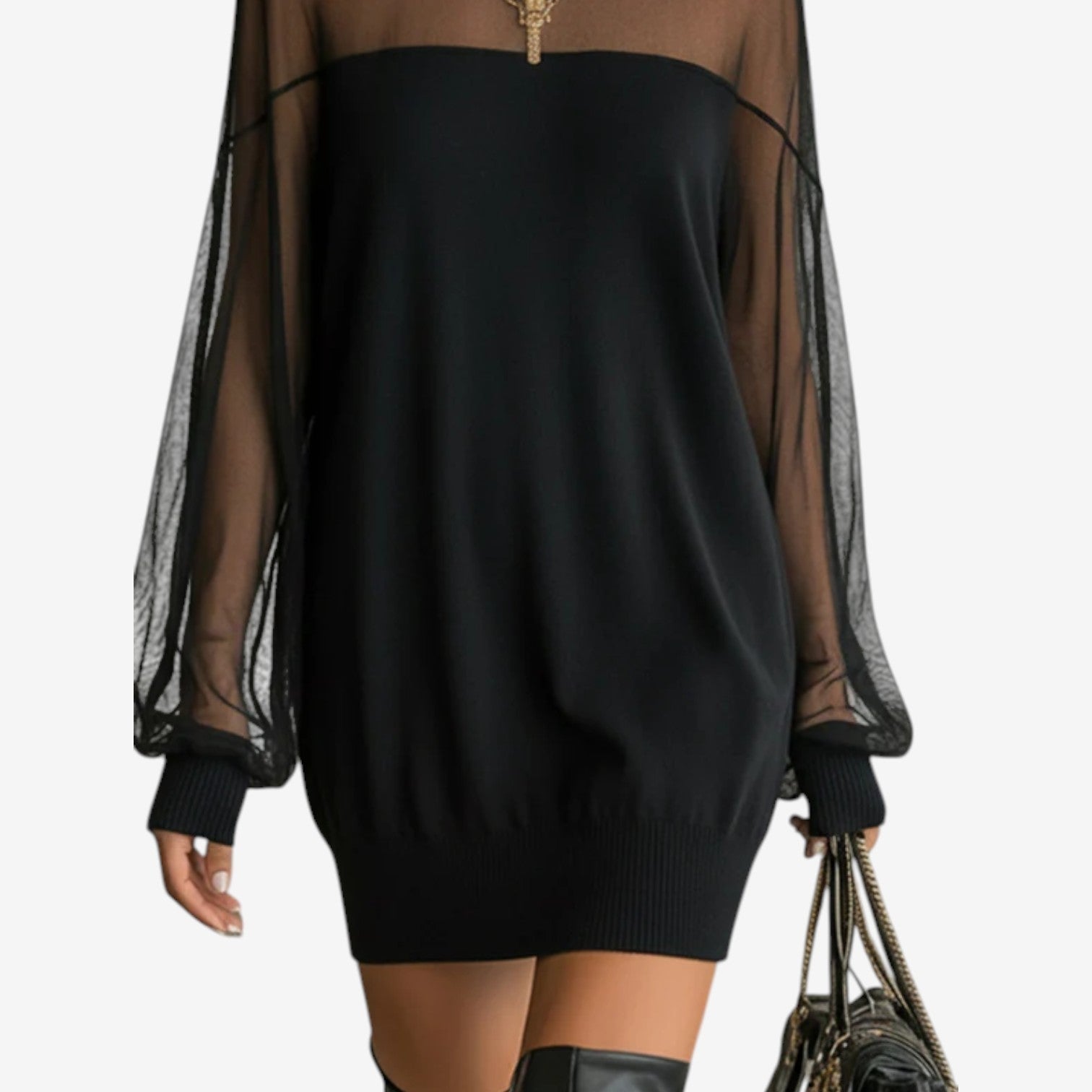 Antonella™ Krátké Průsvitné Šaty