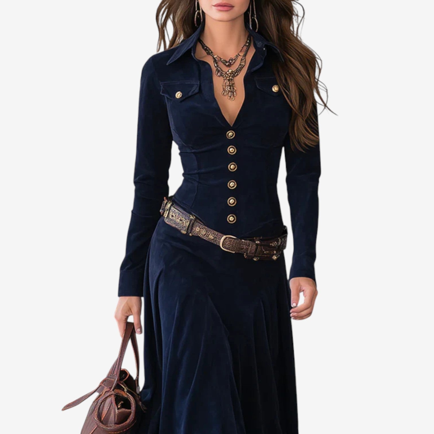 Felten™ Šaty s páskem