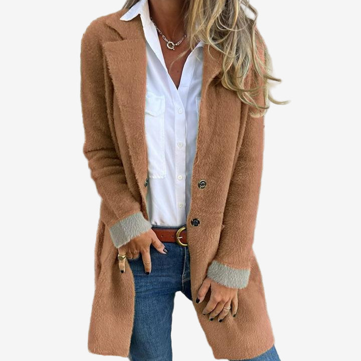 Martine™ Dlouhý pletený kardigan