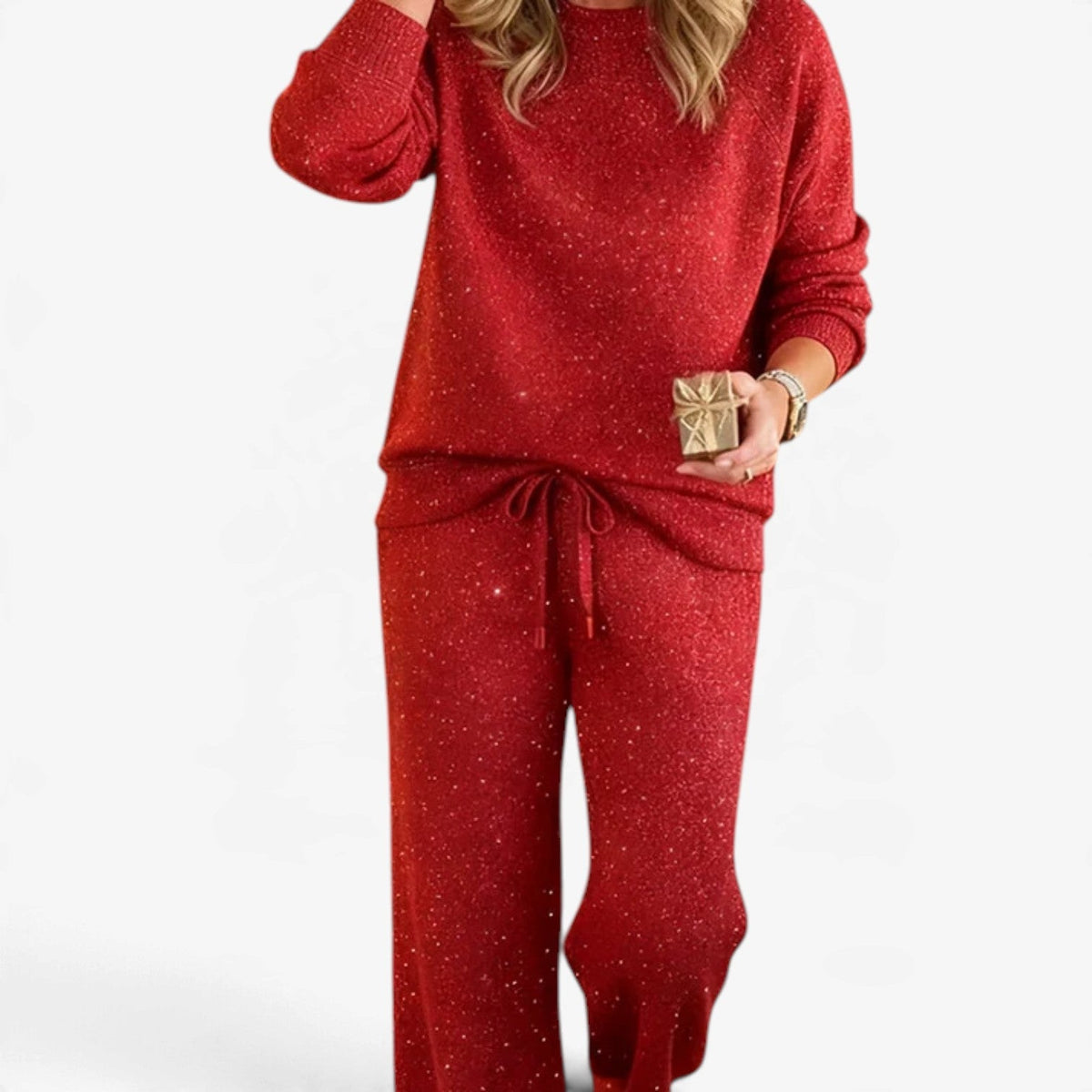 Scarlett™ Sváteční třpytivý dvoudílný set